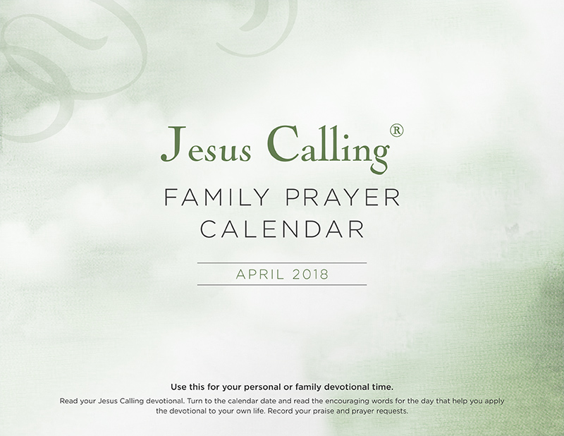 JCPrayerCalendarApril Jesus Calling