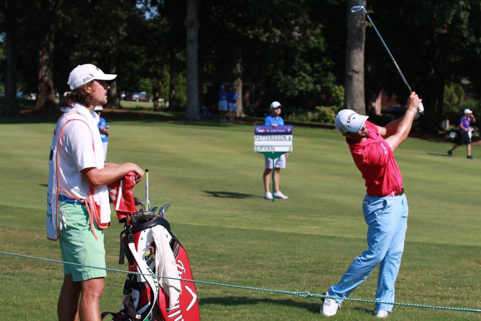 Wesley & George Bryan in action on the golf course