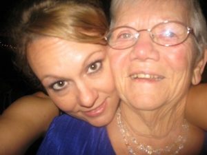 Erin Lundmark and her grandmother