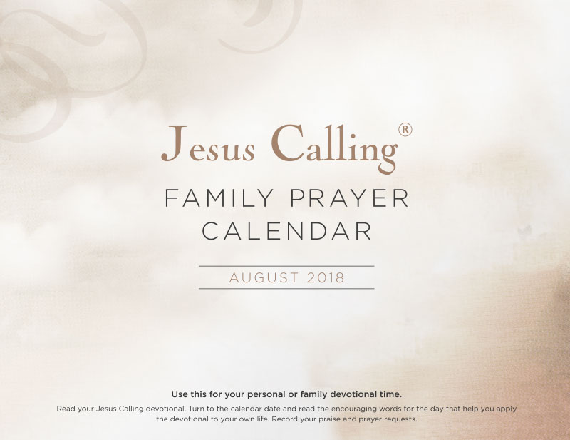 8JesusCallingAugustFamilyPrayerCalendar Jesus Calling