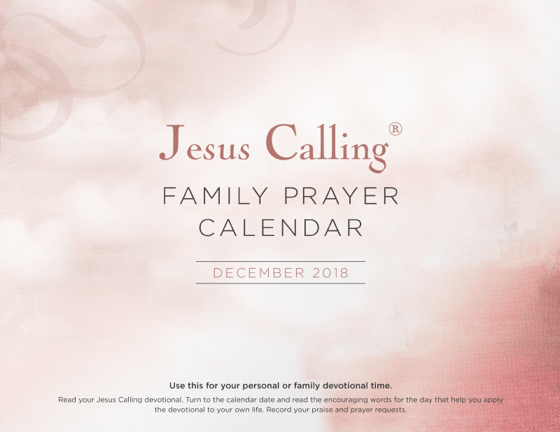 12JesusCallingDecemberFamilyPrayerCalendar Jesus Calling
