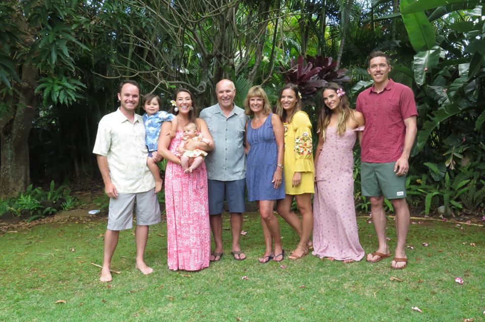 Dr. Jim Burns and his family