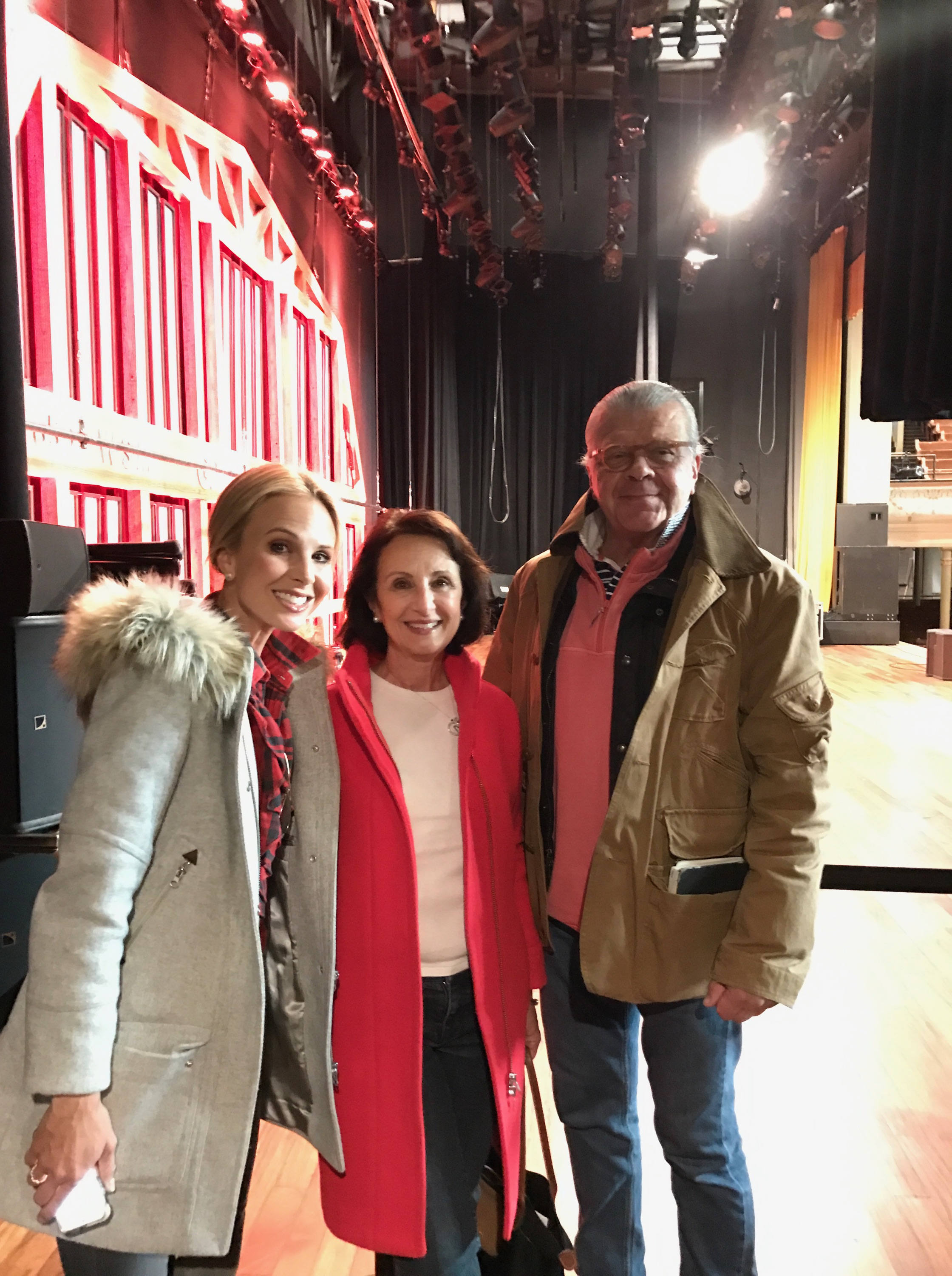 Elisabeth Hasselbeck with her mom and dad