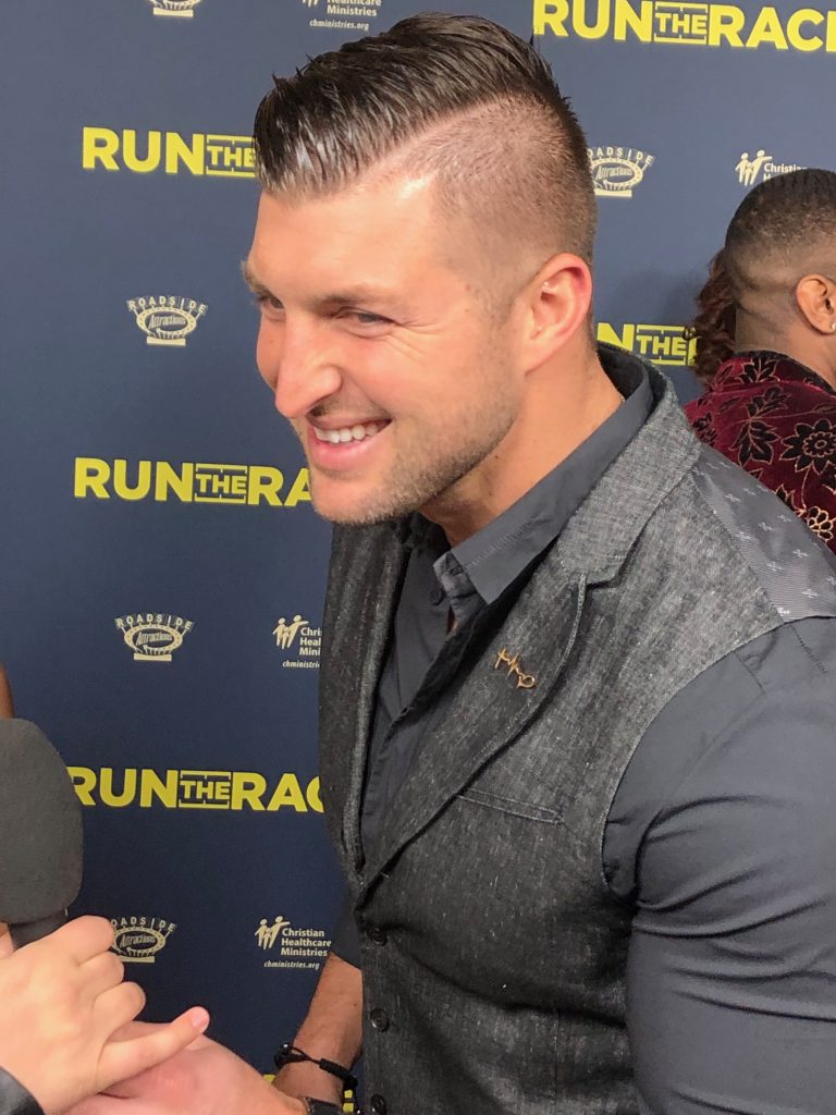 Tim Tebow executive director, Run the Race movie