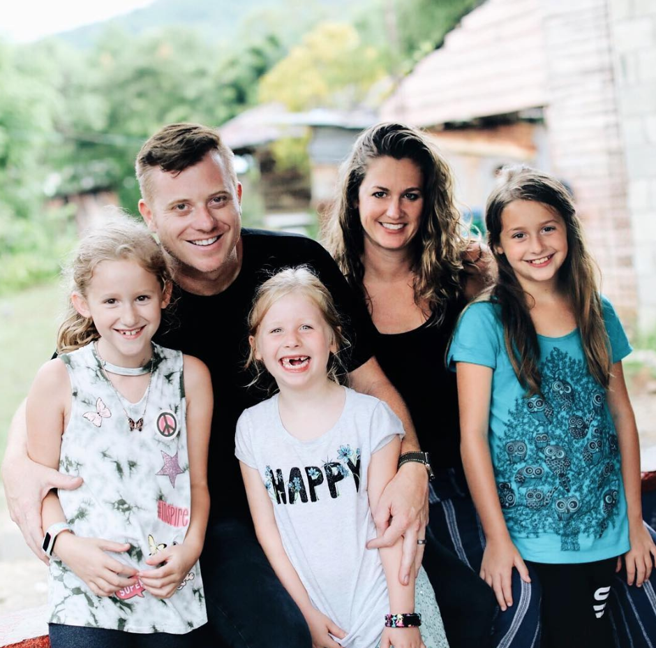 Author and Pastor Darren Whitehead, his wife and family