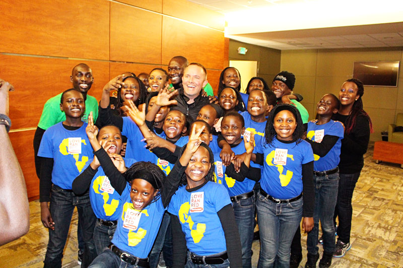 Watoto Children's Choir in Ocean Way Studio in Nashville, TN