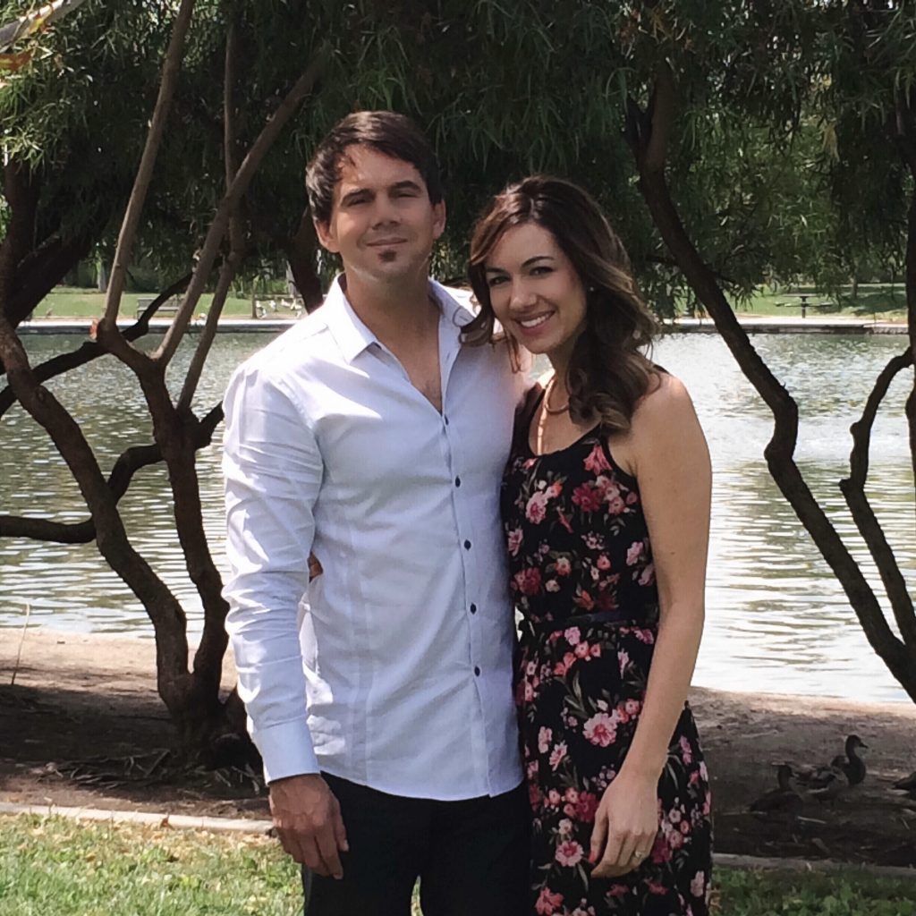 Jesus Calling podcast episode #164 guest Dominic Done and his wife