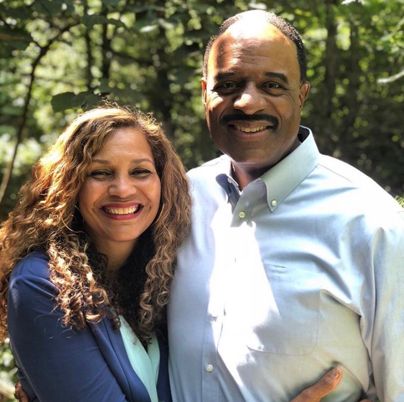 CBS Sportcaster James Brown with Dorothy. Jesus Calling podcast